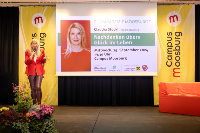 „Glück ist eine Haltung zum Leben“ - Claudia Stöckl erzählte besondere Geschichten von Menschen, die bewegen!